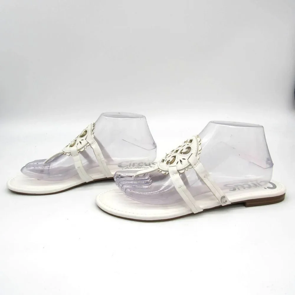 Circus By Sam Edelman Canyon Women's Sandals White Sz 9 - Picture 4 of 9